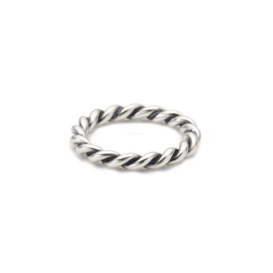 Sterling Silver Twisted Ring