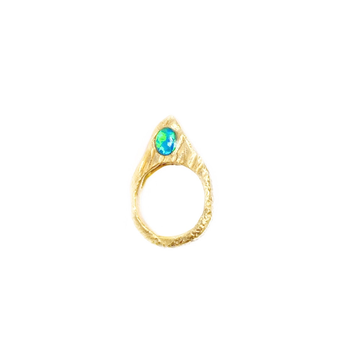 Gold 18K Vermeil Pointed Mountain Peak Ring