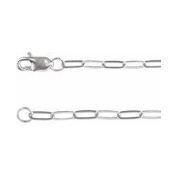 Sterling Silver Paperclip Chain