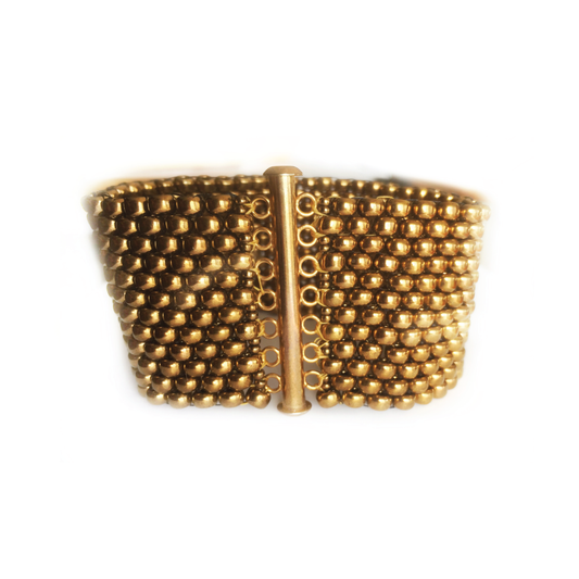 Brass Goddess Cuff Bracelet