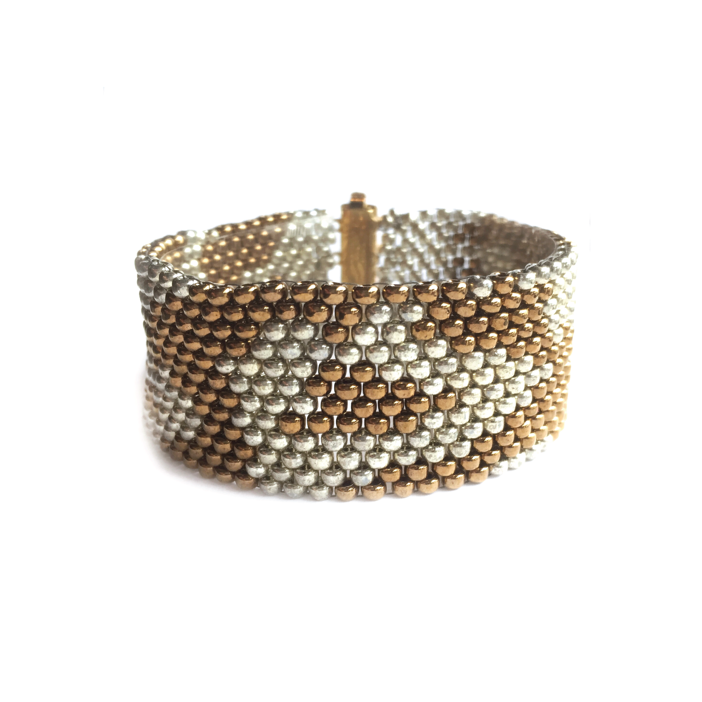 Silver & Brass Cobra Goddess Bracelet Back