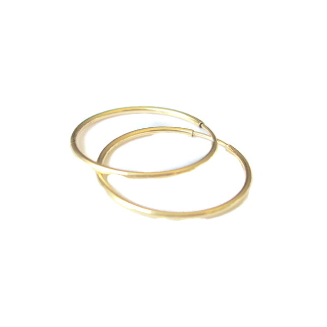 Classic Gold Hoops