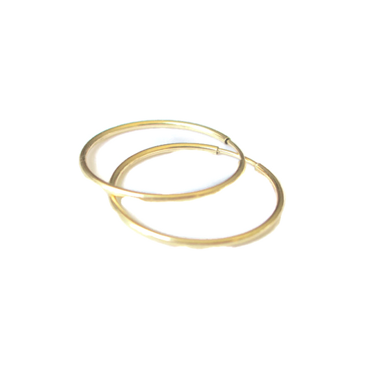 Classic Gold Hoops