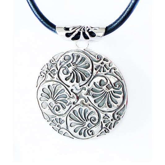 Silver Medallion Necklace