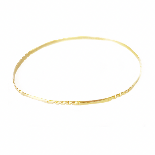 Gold Vermeil Bangle Bracelet