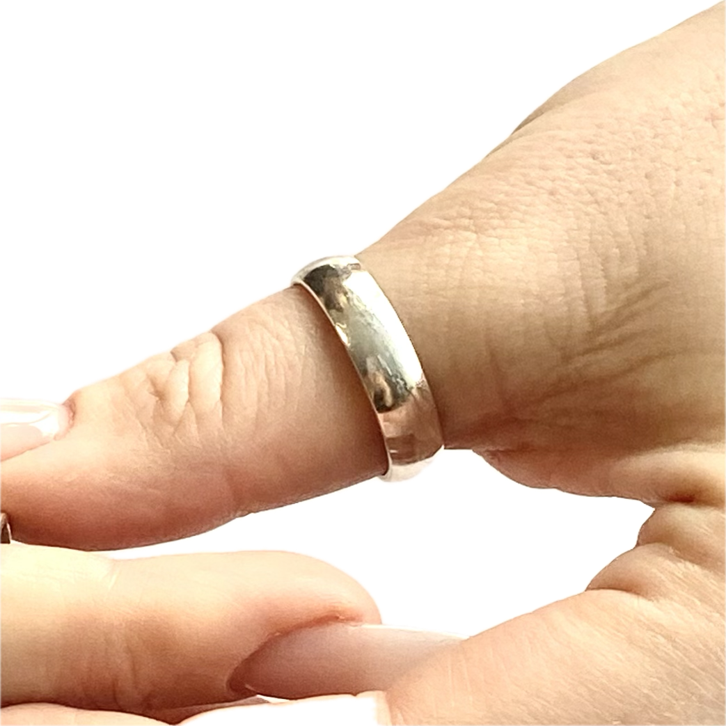 Sterling Silver Single Band Ring