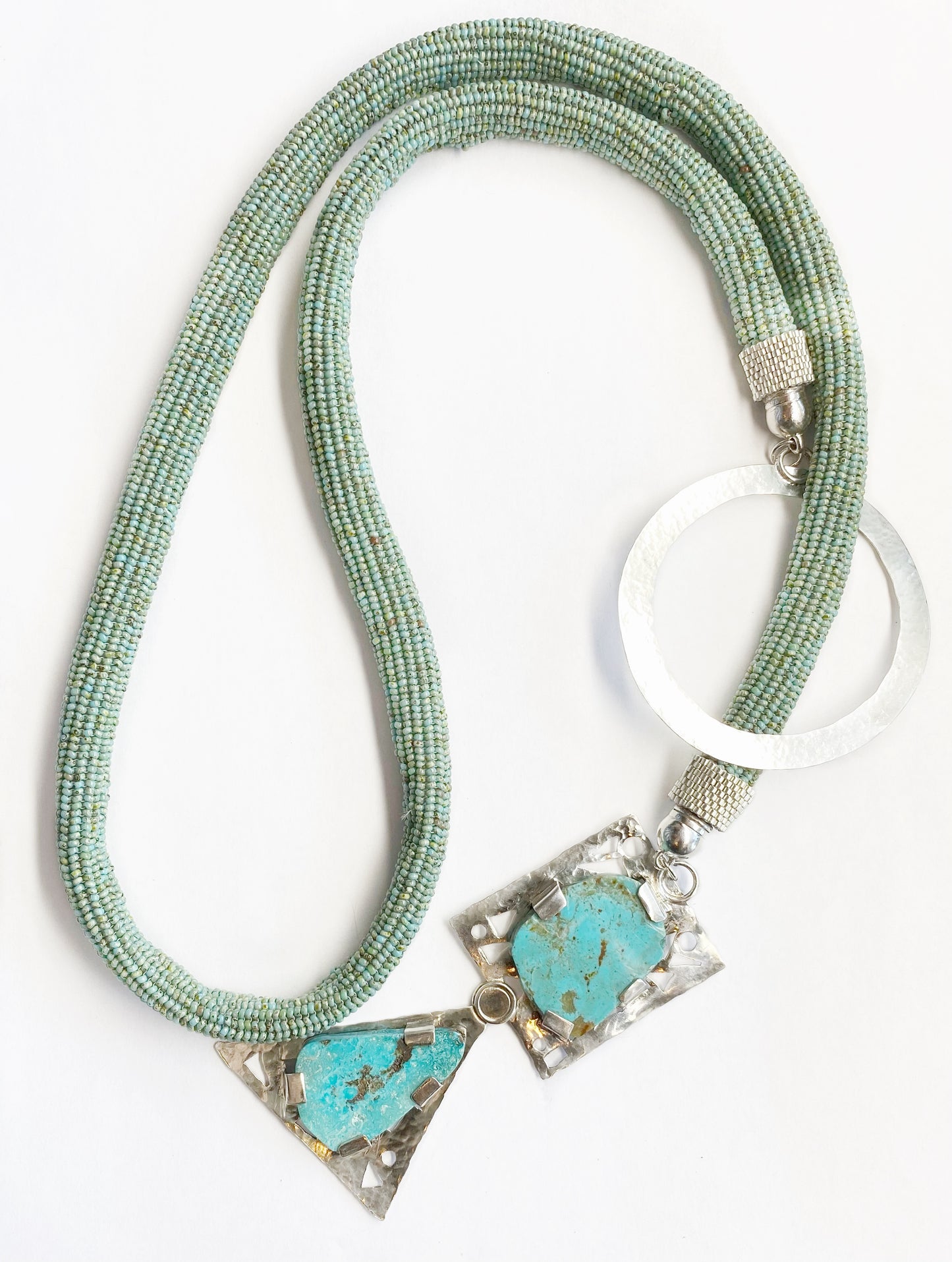 Sterling Silver & Turquoise Lariat